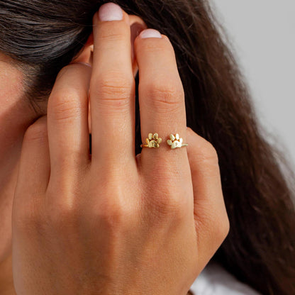 Personlig ring med kjæledyrets initial