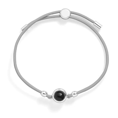 Personlig fotoarmbånd i skinn