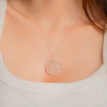 Personlig kart-halskjede