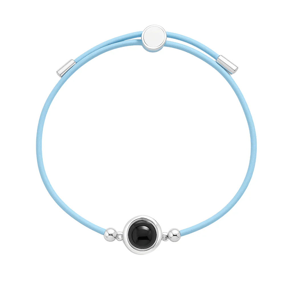 Personlig fotoarmbånd i skinn