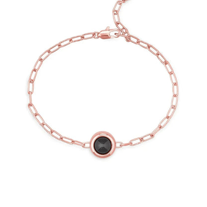 Personlig fotokjede-armbånd med binderskjede