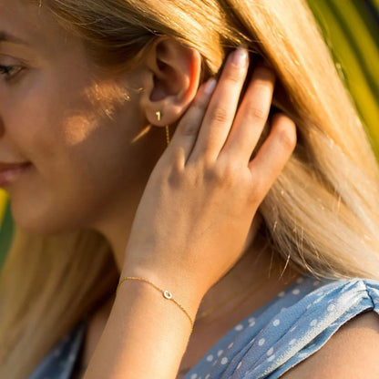 Personlig sideveis initialarmbånd